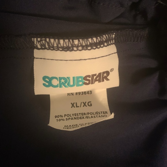 Scrubstar Men's Cargo Pants - Dark Blue - Picture 12 of 12